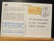 Code Postal, Carte Postal En Franchise, Circulée Depuis St Étienne. Indexation Et Vignette Adresse Postale - Cartas & Documentos