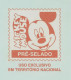 BRAZIL Envelope Prepaid Stationery - MICKEY DISNEY - New - Postal Stationery