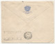 ESPAGNE - Enveloppe Pour Marseille 1937 Cachet Violet "Legacion De Bolivia En España" - Storia Postale