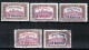 ⁕ Hungary 1920 ⁕ Airmail Overprint LEGI POSTA Mi.319-321 ⁕ 3v MH +2v Used - Gebraucht