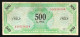 500 AM LIRE SERIE MONOLINGUE 1943 Bep R3 RRR Mb LOTTO 2847 - Allied Occupation WWII