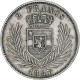 Congo Belge, Leopold II, 2 Francs, 1887, Bruxelles, Argent, SUP+, KM:7 - 1885-1909: Leopold II