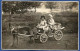 CPA Voiture à Chien VARNA Ou BANIA SERBIE Carte Photo RPPC écrite Voir Scan Du Dos - Serbie