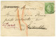 Càd T 15 VIENNE (37) / N° 20 Sur Lettre Insuffisamment Affranchie Adressée à Bourg Réexpédiée à Paris Taxée 15c Au Crayo - 1862 Napoléon III