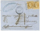 GC 4344 / N° 28 (2) Càd T 22 WISSEMBACH (82) Sur Lettre Taxée 4 Pour Insuffisance D'affranchissement Présumé, Détaxée Av - 1863-1870 Napoléon III. Laure