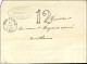 Càd T 15 BOEN-S-LIGNON (84) Sur Lettre 3 Ports Pour Montbrison. Au Recto, Taxe Tampon 12 DT De Confection Locale. 1854.  - Other & Unclassified