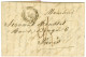 Càd CORPS EXPEDITre D'ITALIE / Qer GENERAL Taxe Manuscrite 25 Sur Lettre Avec Texte Pour Paris. 1852. - TB. - Army Postmarks (before 1900)