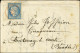 Càd Rouge PARIS (SC) 11 JANV. 71 / N° 37 (leg Def) Sur Lettre Pour Fontenay Le Comte. Au Verso, Càd LILLE A PARIS 15 JAN - Guerra Del 1870