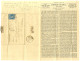 Etoile / N° 29 Càd PARIS (60) 1 JANV. 71 Sur Gazette Des Absents N° 26 Adressée à Sa Femme à St Aubin Sur Mer. Au Verso  - Guerre De 1870