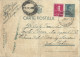 ROMANIA 1942 MILITARY POSTCARD, CENSORED CAMPULUNG-BUCOVINA, POSTCARD STATIONERY - Cartas De La Segunda Guerra Mundial