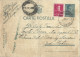ROMANIA 1942 MILITARY POSTCARD, CENSORED CAMPULUNG-BUCOVINA, POSTCARD STATIONERY - 2. Weltkrieg (Briefe)