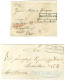 Lot De 2 Lettres Avec Cachet Encadré K:PR / FELDPOST RELAIS N° 71 (Rouen) Adressées En Franchise Militaire. - TB / SUP. - Lettres & Documents