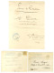 Lot De 9 Lettres De Guerre De 1870 Dont 1 Ballon Monté Accidenté, Le Ville D'Orléans. - TB. - Collections