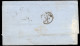 1858 16 MAR C.20 SASS 15Ab CON OTTIMI MARGINI SU LETTERA CON TESTO DA GENOVA PER TORINO FIRMA A.DIENA Cv 240 +++ - Sardinia