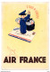 Air France - Cartolina Augurale A Tariffa Ridotta Spedita Dall'Argentina - Storia Postale (Posta Aerea)