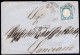 1861/2 INSIEME DI 1 LETTERA +1 FRONTESPIZIO ENTRAMBI AFFRANCATI COL 2 GR. SASS.20 CON PARTENZA DA NAPOLI FIRMA BIONDI - Napoli