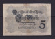 GERMANY - 1914  Darlehenskassenschein 5 Mark Circulated Banknote - 5 Mark