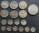 Lot 17x Kuba 1 Peso, 5, 10 Cent Zwischen 1981 - 1999 - Kuba