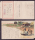 JAPAN WWII Military Paradise Farm Village Picture Letter Sheet Manchukuo Chengzigou China WW2 - 1932-45 Mandchourie (Mandchoukouo)