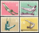 Liechtenstein 1957: Sport IV Turnen Gymnastique Zu 297-300 Mi.353-356 Yv 315-318 ** Postfrisch MNH (Zumstein CHF 55.00) - Usati
