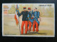 CHROMO      CHOCOLAT IBLED      ( 11   X  7  Cms)    MILITARIA           PORTE DRAPEAU - Ibled