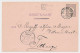 10- Prentbriefkaart Tilburg 1898 - Raadhuis - Kantongerecht - Kleinrondstempel Geldermalsen Station - Tilburg