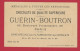 Chocolat Guérin Boutron, Jolie Chromo Lith. Vallet Minot, Pierrot, Jeune Fille, Bouquet De Fleurs, La Surprise - Guerin Boutron
