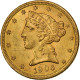 États-Unis, $5, Half Eagle, Coronet Head, 1906, Philadelphie, Or, SUP, KM:101 - 5$ - Half Eagles - 1866-1908: Coronet Head (tête Couronnée)