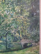 Delcampe - Fernand PROUST (XXème) Huile Sur Toile "Parc Jouvet  à  Valence " Juillet 1981 - Oils