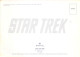  STAR TREK  USS  Enterprise   KIRK  Spock  ZULU  CHEKOV Cinema Serie   (scan Recto-verso) OO 0998 - TV Series