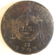 Convention , 1 Sol Aux  Balances 1793 BB Strasbourg An II Type François, Gad# 19 ; 10,5 G – 29 Mm - 1792-1975 Nationalkonvent