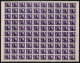 1945 TITO COMPLETE SHEETS OF 100, Complete Set, On Each Sheet Plate Number. Mi 445/47. Very Fine.  1883 - Usati