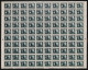 1945 TITO COMPLETE SHEETS OF 100, Complete Set, On Each Sheet Plate Number. Mi 445/47. Very Fine.  1883 - Usados