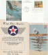 USA - 1997 - Aircraft Mustang P-51 /FDC+ Patriotic WWII Postcard + Prospectus - 1991-2000