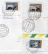 Brazil 1999 3 Shipped Cover With Definitive Stamp RHM-760 Moxotó Goat 762 Junqueira Ox 763 Brazilian Terrier Dog - Briefe U. Dokumente