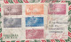 INDONESIE --1960-Lettre SURABAYA Pour LEOPOLDVILLE (Congo Belge)-timbres Divers, Cachet..lettre Réparée Par Adhésif - Indonesia