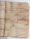 VP23.000 - Cachet Généralité De RIOM - Acte De 1709 - - Timbri Generalità