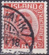 IS016B– ISLANDE – ICELAND – 1922 – KING CHRISTIAN X – MI # 102 USED 50 € - Oblitérés