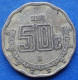 MEXICO - 50 Centavos 2002 Mo KM# 549 Estados Unidos Mexicanos Monetary Reform (1993) - Edelweiss Coins - Messico
