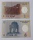 TAJIKISTAN  - 1 And 5 DIRAMS - P 10, P11  (1999) - 2 PCS - UNC - BANKNOTES - PAPER MONEY - CARTAMONETA - - Tagikistan