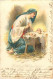 T2 1899 Fröhliche Weihnachten! / Christmas Greeting Card, Virgin Mary With Baby Jesus, Theo Stroefer's Kunstverlag Aquar - Non Classés