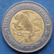 MEXICO - 2 Pesos 2001 Mo KM# 604 Estados Unidos Mexicanos Monetary Reform (1993) - Edelweiss Coins - México