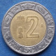 MEXICO - 2 Pesos 2001 Mo KM# 604 Estados Unidos Mexicanos Monetary Reform (1993) - Edelweiss Coins - Messico