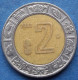 MEXICO - 2 Pesos 2002 Mo KM# 604 Estados Unidos Mexicanos Monetary Reform (1993) - Edelweiss Coins - Mexiko