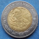 MEXICO - 2 Pesos 2023 Mo KM# 604 Estados Unidos Mexicanos Monetary Reform (1993) - Edelweiss Coins - México
