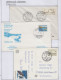 Greenland Station Stromfjord  4 Covers + Postcard  (GB176) - Forschungsstationen & Arctic Driftstationen