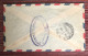 Dubai UAE 1958 Registered Cover Oman Muscat Ovpt 2 Color Used To India Bank Commercial Covers - Dubai