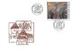 FDC 1151 - 2 Czech Republic Czech Gothic  Murals 2022 - Nuovi