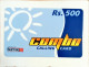 Burraq Sample Prepaid Phone Card - Lots - Collections