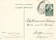 Luxembourg Luxemburg 1946 Echternach Ambulant Zug Bahnpost Postal Stationary Postcard - Postwaardestukken